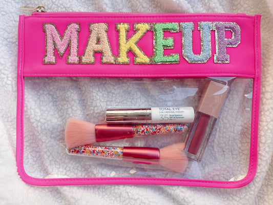 MAKEUP Nylon Pouch - Clear