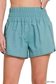 Smocked Waistband Shorts