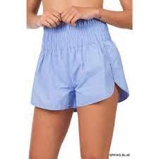 Smocked Waistband Shorts